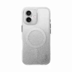 Cover Iphone 16 Coehl Magnetic Charging Linear Uniq - Sparkling Silver